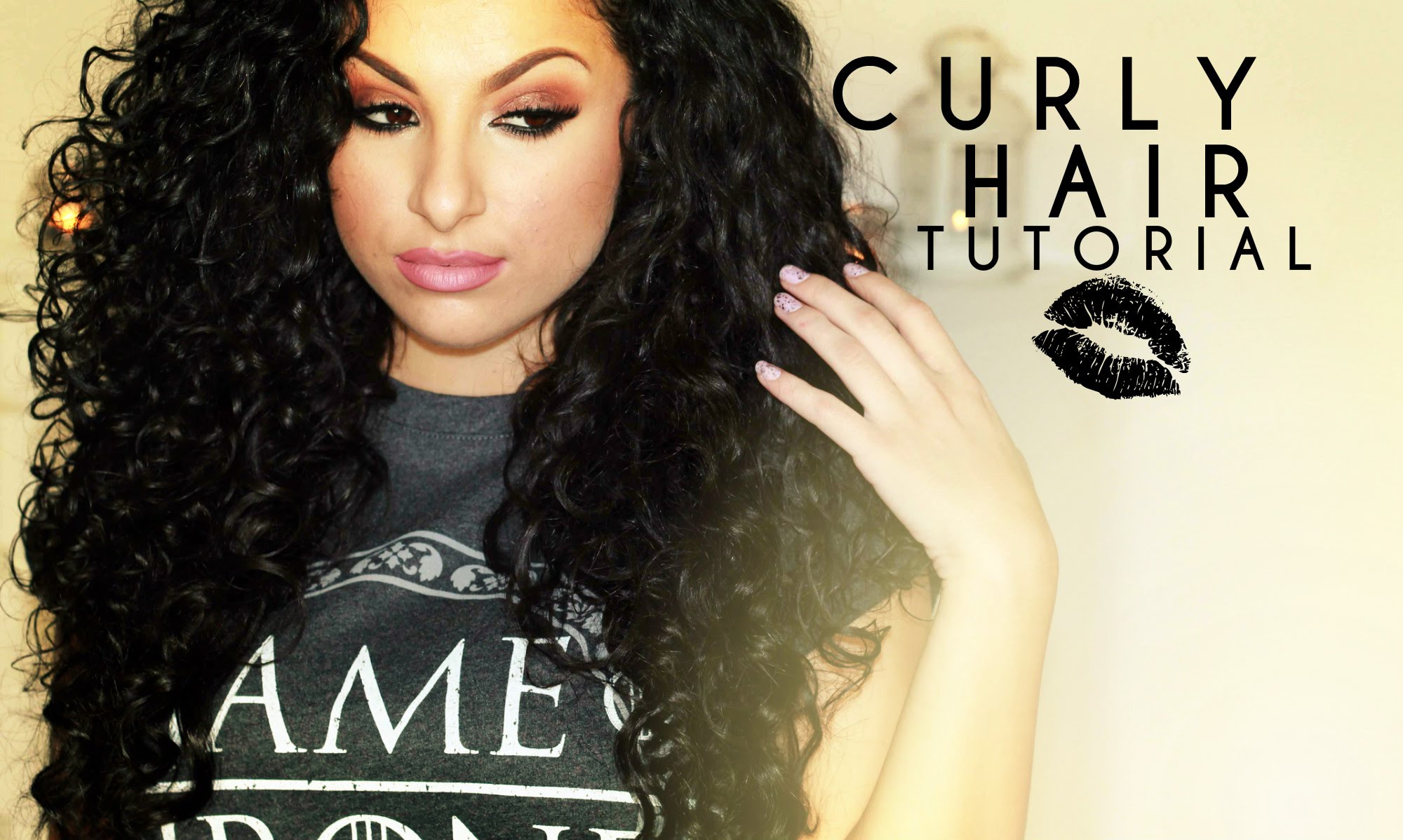 curly hair tutorial